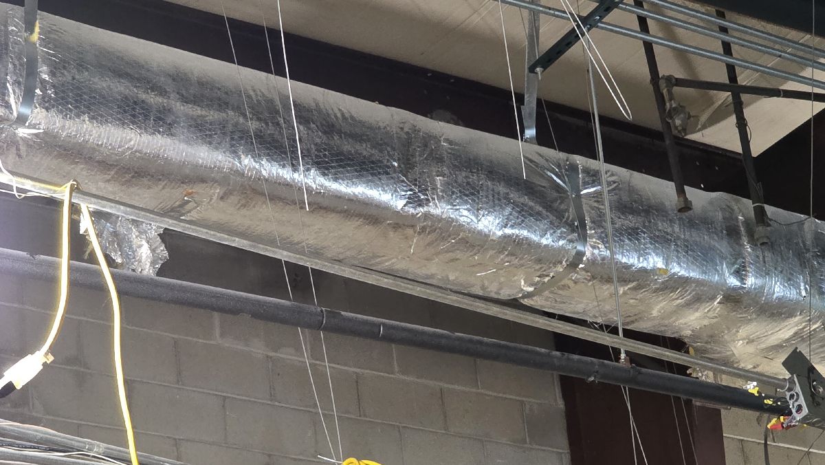 Commercial supply duct